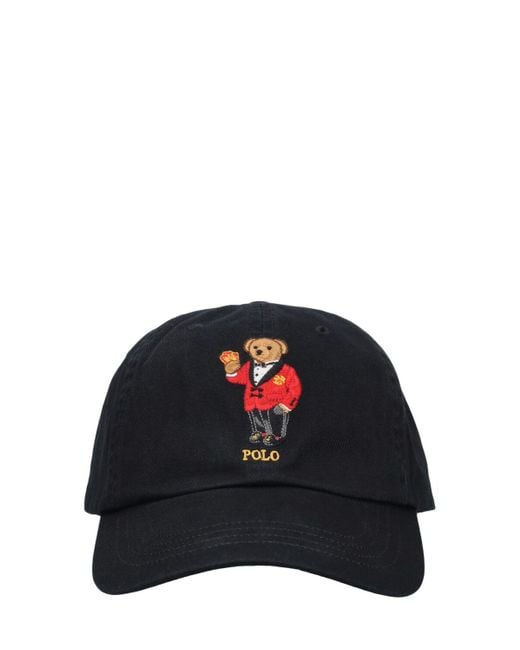 Cappello magic bear di Polo Ralph Lauren in Black da Uomo