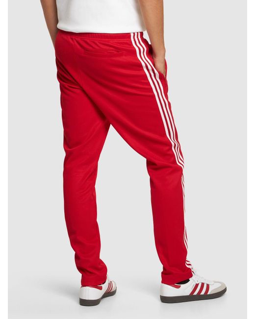 Pantalones deportivos de algodón adidas Originals de hombre de color Rojo |  Lyst