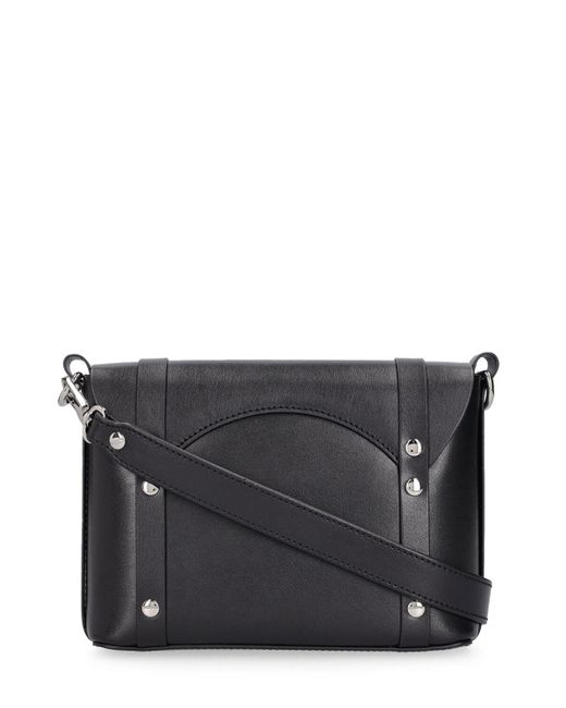 Vivienne Westwood Black Kim Smooth Leather Crossbody Bag