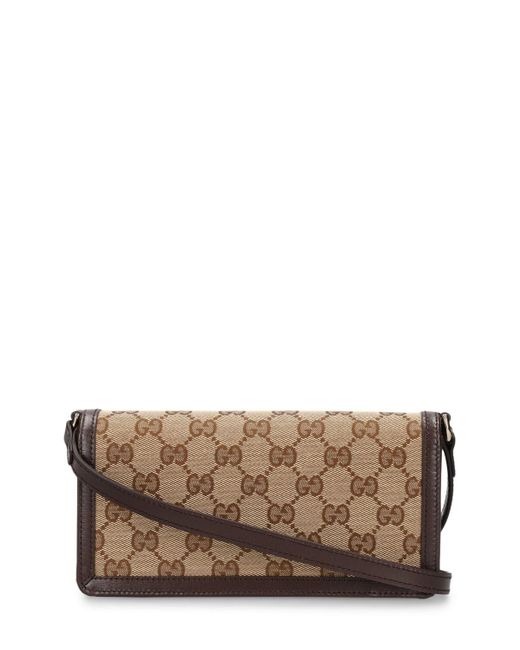 Gucci Brown Mini gg Canvas Shoulder Bag