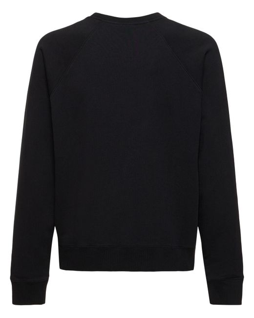 Maison Kitsuné Sweatshirt Mit Patch in Black für Herren
