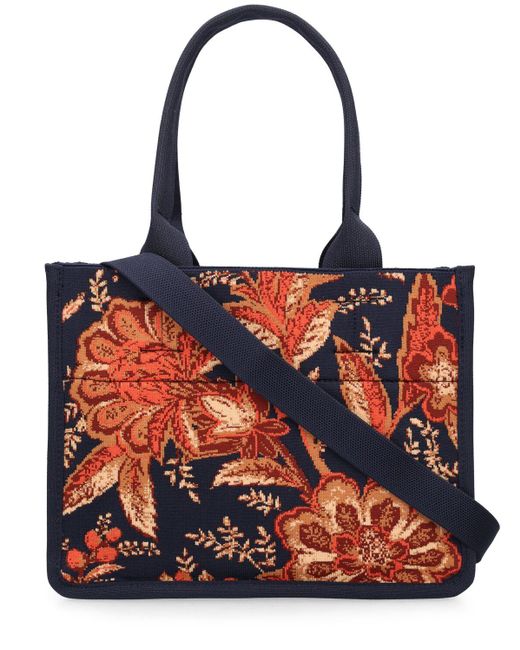 Zimmermann Red Small Jacquard Tote Bag