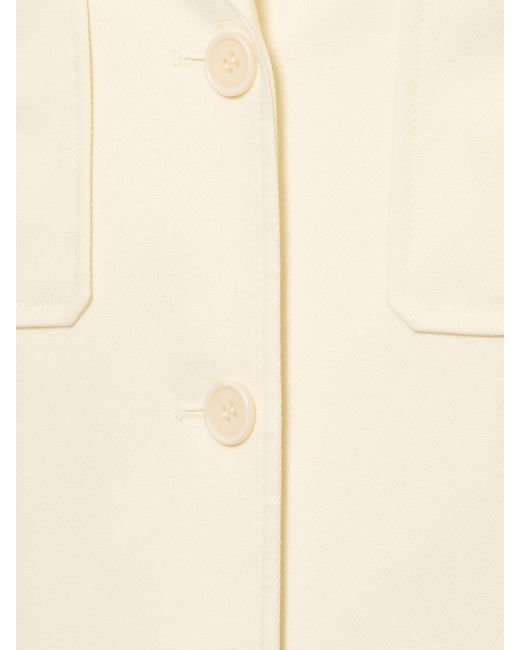 Theory Natural Military-jacke Aus Wollmischgewebe