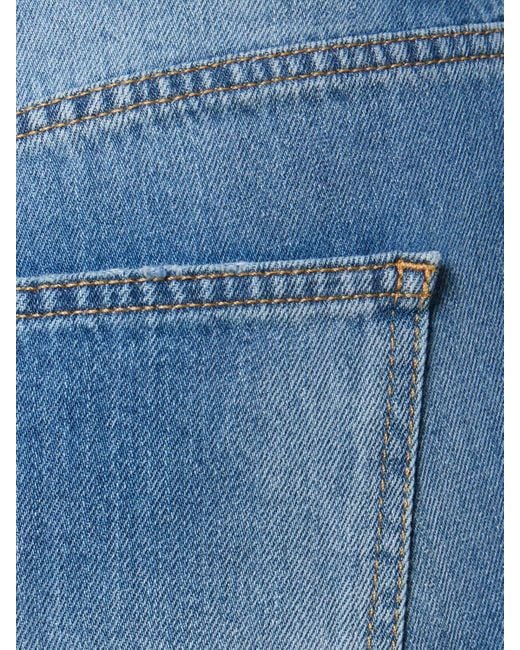Nensi Dojaka Blue Hybrid-jeans Aus Denim Und Nylon