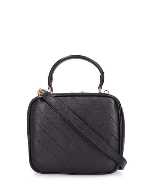 Gucci Black Blondie Leather Top Handle Bag