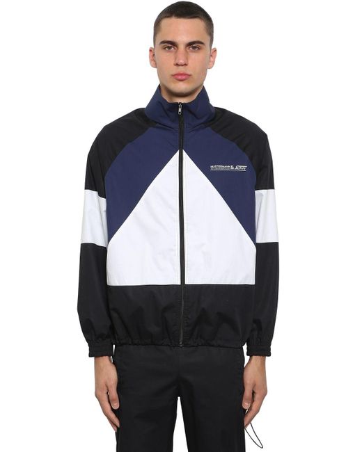 color block zip up jacket