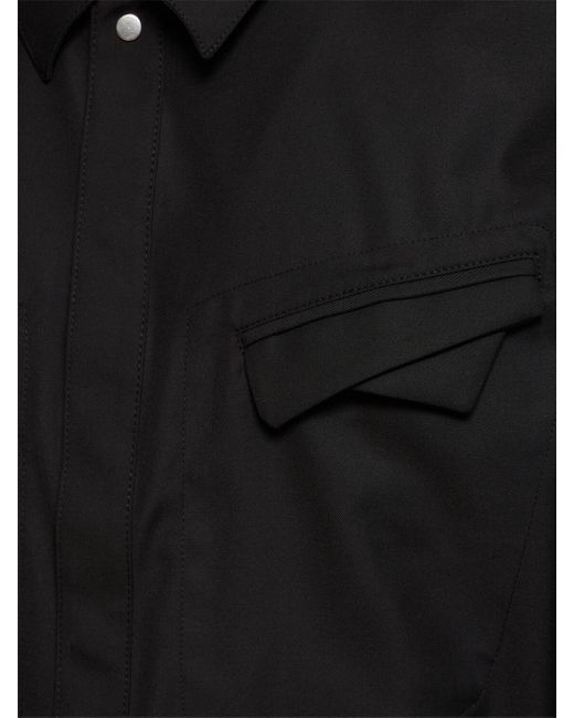 J.L-A.L Black Sintan Viscose Blend Crop Jacket for men