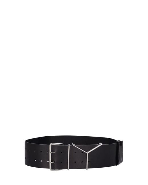 Y. Project White 90mm Y Leather Belt