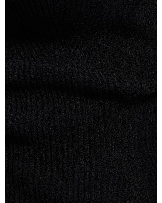 Top jericho in maglia di viscosa di Khaite in Black