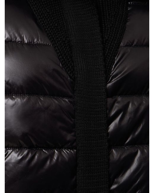 Varley Black Montrose Zip-Up Jacket W/ Knit Sleeves