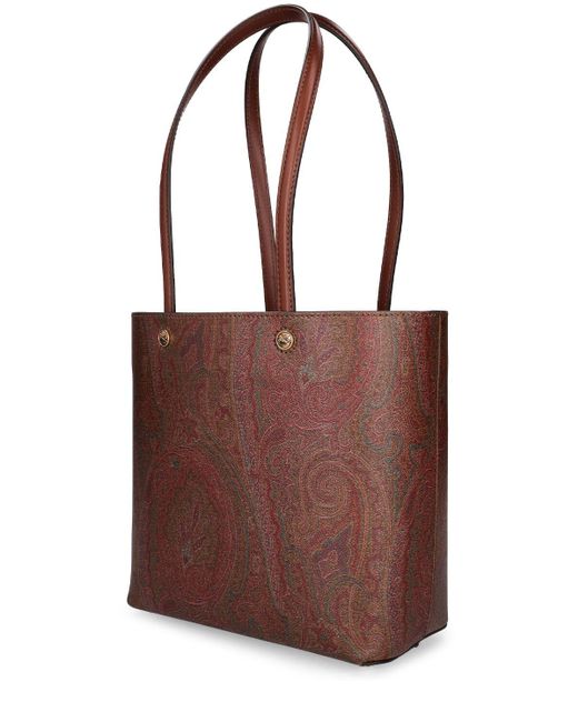 Etro Brown Medium Shopping Essential Cotton Tote