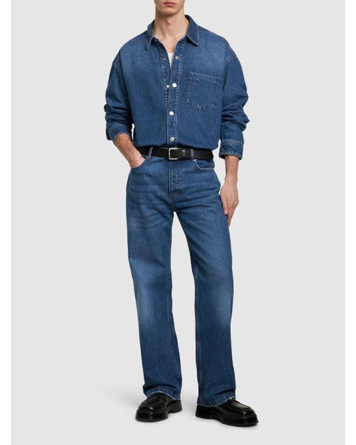 Jeans de denim de algodón A.P.C. de hombre de color Blue