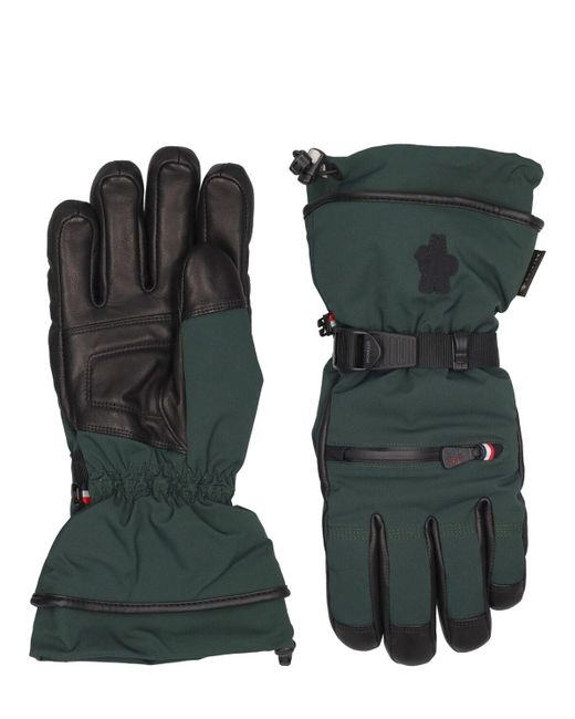 3 MONCLER GRENOBLE Green Tech Ski Gloves for men