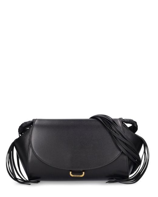 Isabel Marant Black Medium Murcia Leather Shoulder Bag
