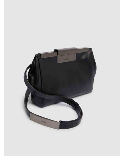【MaxMara】Clasp レザーベルトバッグ*送料関税込 Max Mara Clasp レザーベルトバッグ ブラック | Lyst