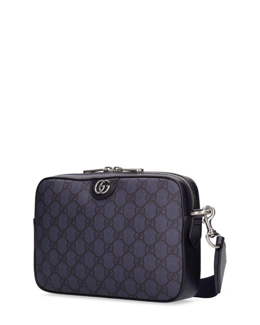 Gucci Blue Ophidia gg Supreme Crossbody Bag for men