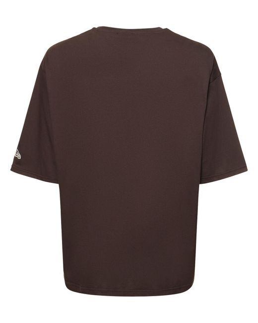 KTZ Brown League Essentials La Dodgers T-shirt for men