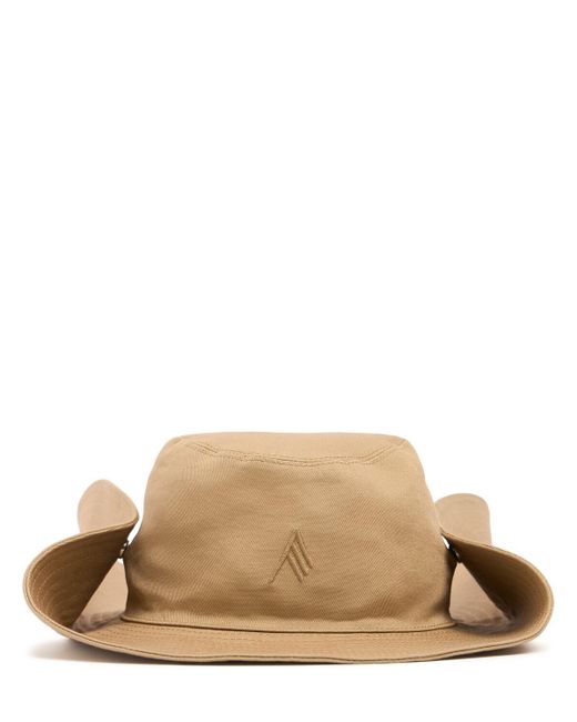 The Attico Natural Damen Hut Aus Canvas