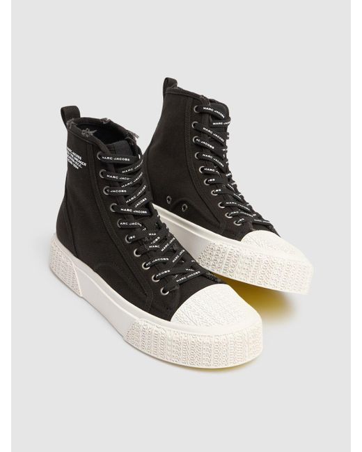 Marc Jacobs The High Top キャンバススニーカー Black
