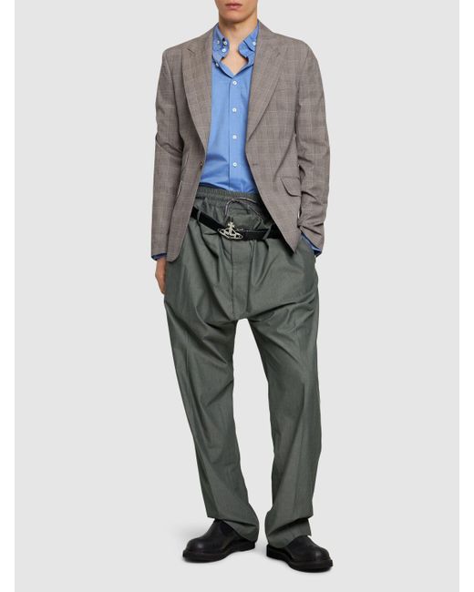 Blazer en coton prince-de-galles Vivienne Westwood pour homme en coloris Gray