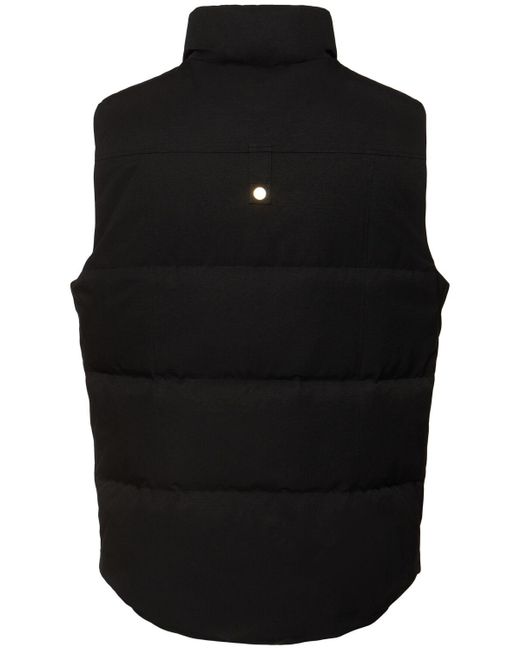 Moose Knuckles Black Westmount Down Vest for men