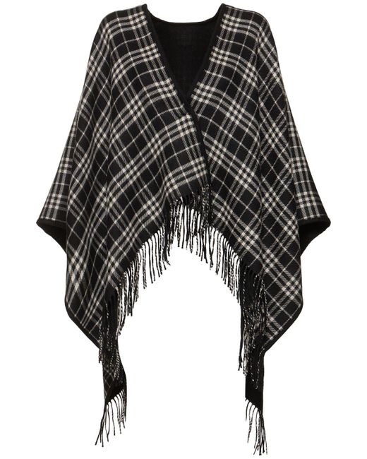 Donna Cappa Reversibile di Burberry in Black