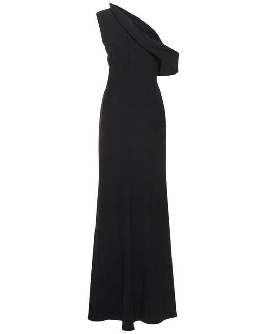 Alexander McQueen Black Kleid Aus Viskosemischung