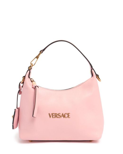 Versace Pink Hobotasche Aus Leder " Tag"