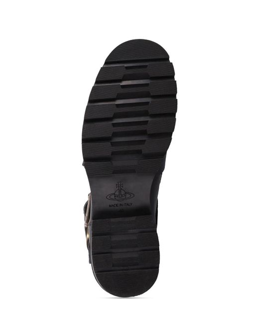 Vivienne Westwood 45mm Rome Leather Boots in Black Lyst