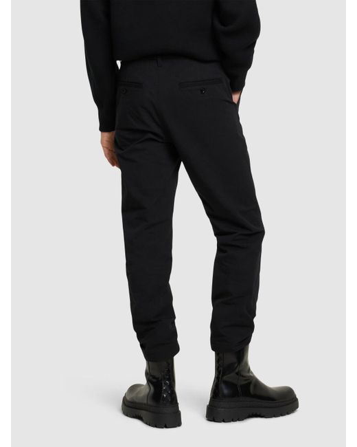 Pantaloni in cotone e nylon ripstop di Sacai in Black da Uomo