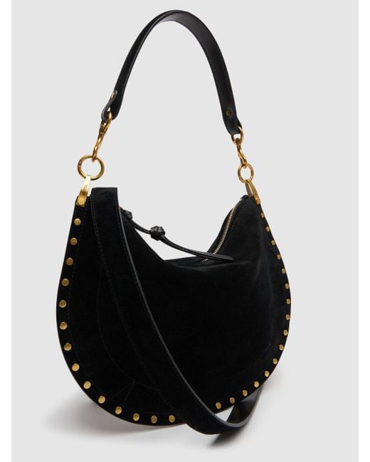 Femme Sac En Daim Oskan Soft Zipped Unique Isabel Marant en coloris Black