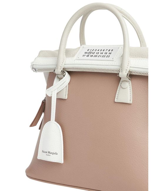 Maison Margiela Natural Mini 5ac Classique Top Handle Bag