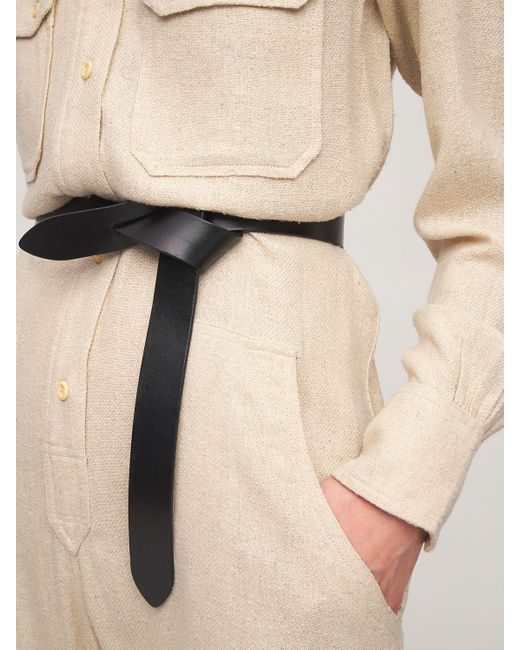Isabel marant lecce leather cheap belt