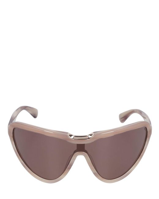 Max Mara Pink Emil Mask Acetate Sunglasses