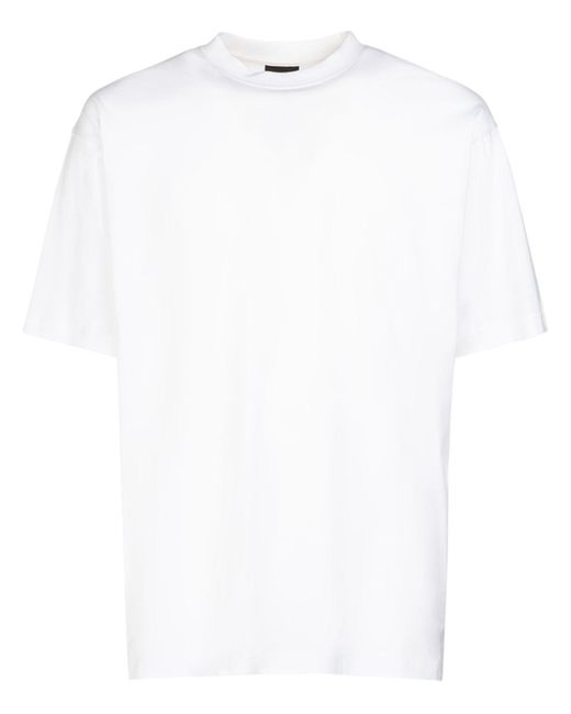 Balenciaga White Cotton T-shirt for men