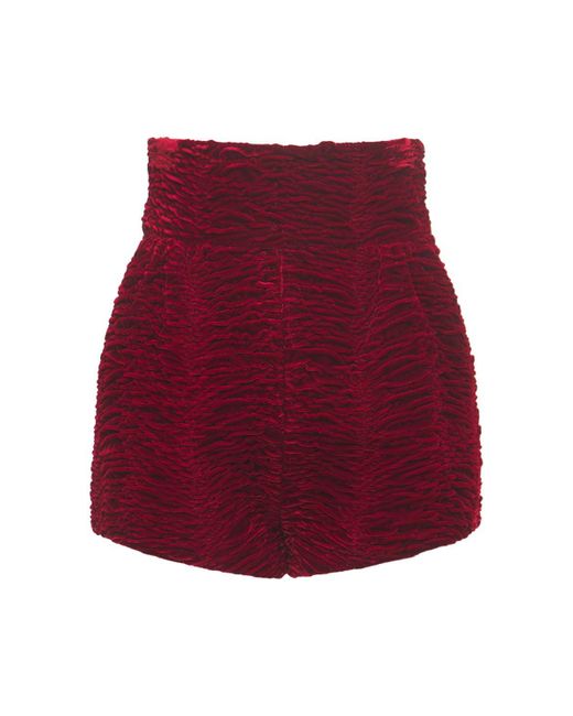 Cupro Velvet Shorts 