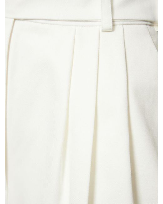 Shorts in twill di Alexandre Vauthier in White
