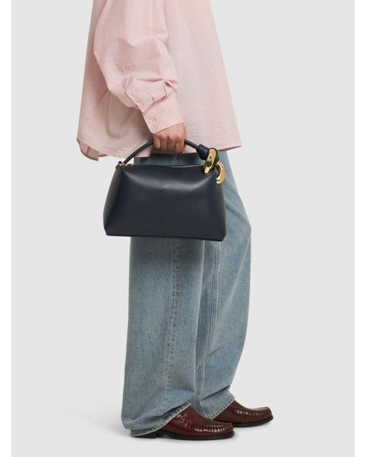 J.W. Anderson Blue Damen Ledertasche „The Jwa Corner“