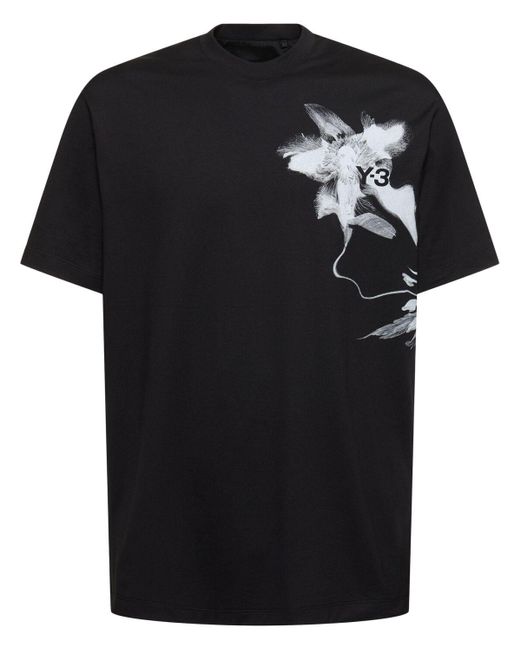 T-shirt gfx di Y-3 in Black da Uomo