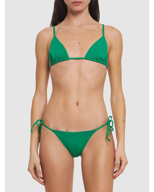 Eres Green Mouna Triangle Bikini Top
