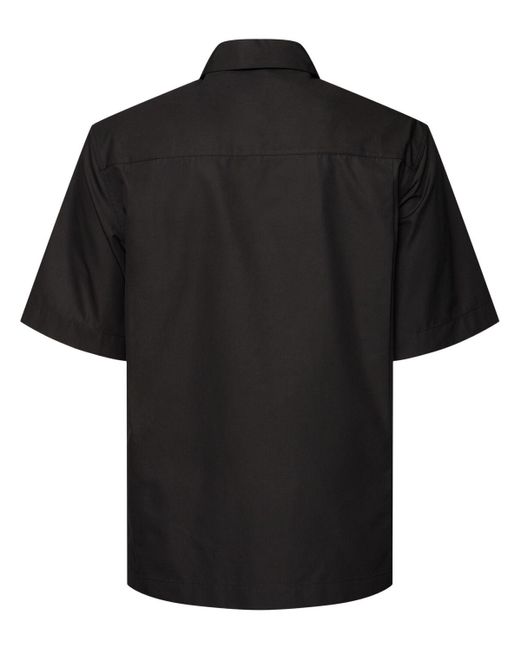 メンズ Jil Sander ボクシーフィットコットンシャツ Black
