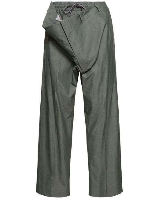 Pantaloni wreck in cotone di Vivienne Westwood in Gray da Uomo
