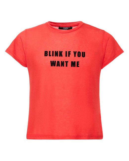 Jaded London T-shirt Aus Viskose Mit Druck in Pink für Herren