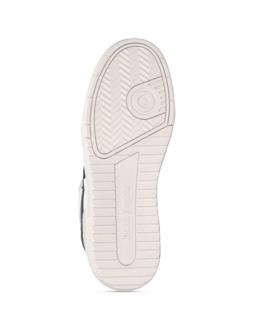 Sneakers palm beach in pelle di Palm Angels in White da Uomo