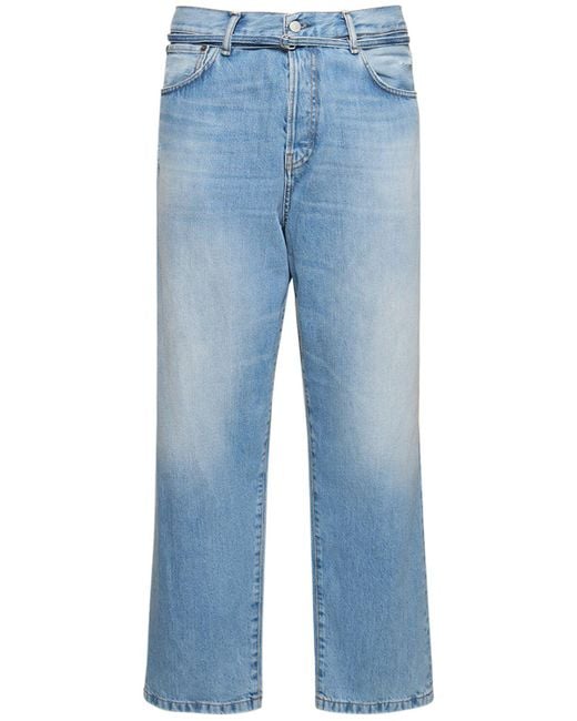 Acne Blue 1991 Loose Cotton Denim Jeans for men