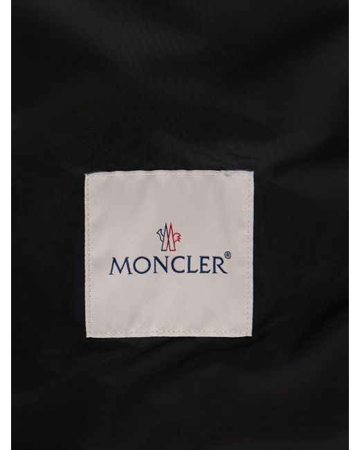 Etiache nylon rainwear jacket Moncler de hombre de color Black