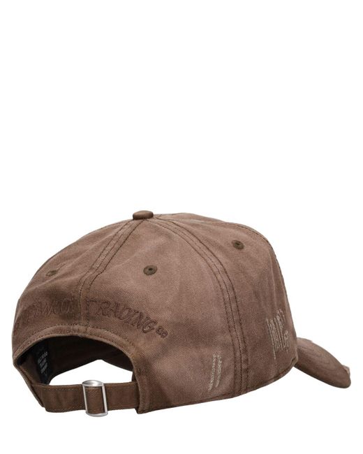 Cappello baseball in cotone con logo di HTC in Brown da Uomo