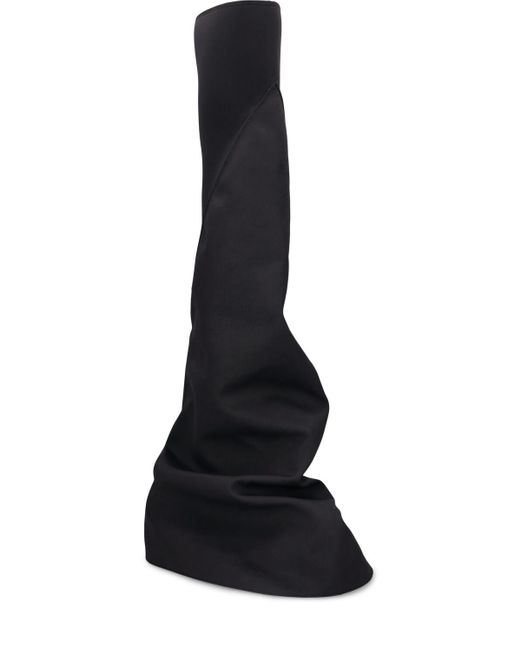 Stivali fetish in tela di Rick Owens in Black