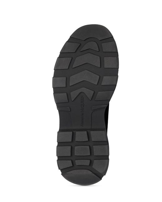 Zapatos de piel con cordones Alexander McQueen de hombre de color Black