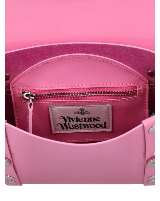 Vivienne Westwood Pink Umhängetasche Aus Leder "kim"